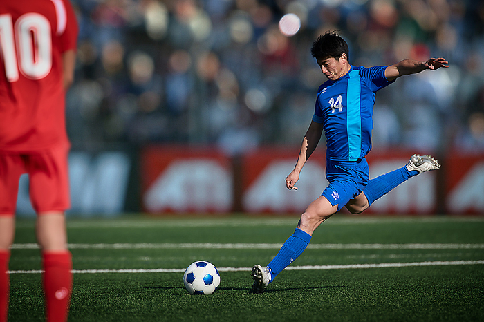 Japanese soccer player who shoots