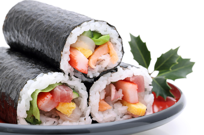 Ehomaki (sushi roll eaten during setsubun)