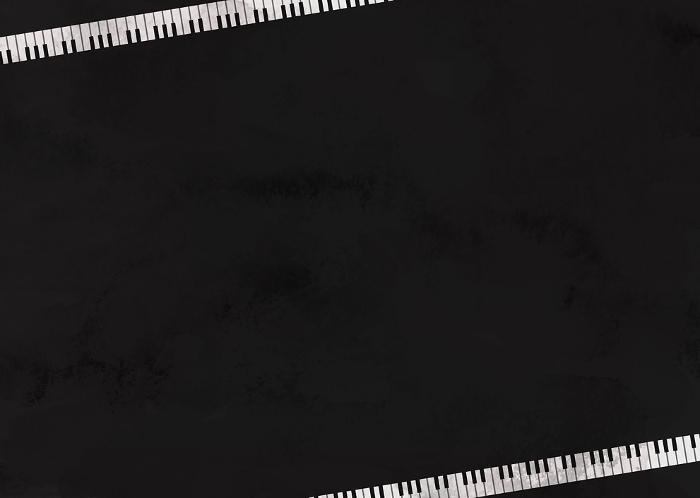 Black Background with Piano Keys