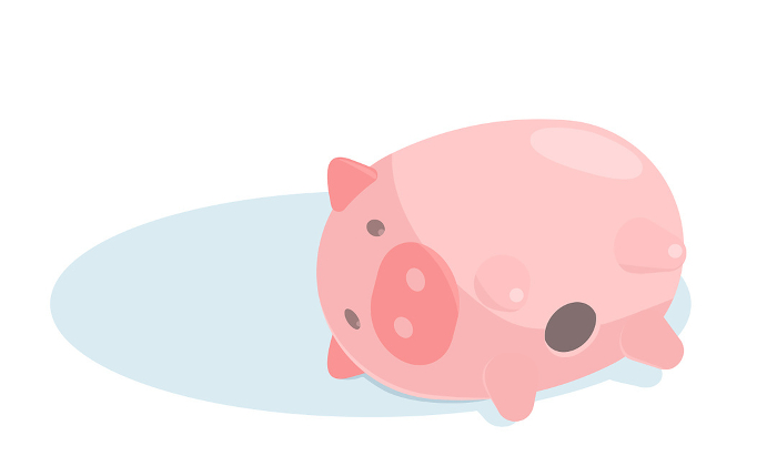 Clip art of piggy bank