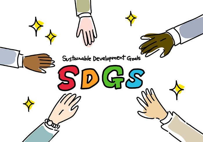 Uniting the Hands of Global Businesspeople and the SDGs