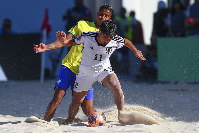 2024 FIFA Beach Soccer World Cup Quarterfinals FIFA Beach Soccer World Cup UAE 2024 Quarter Final match between Brazil 8 4 Japan at Dubai Design District Stadium in Dubai, United Arab Emirates on February 22, 2024. 