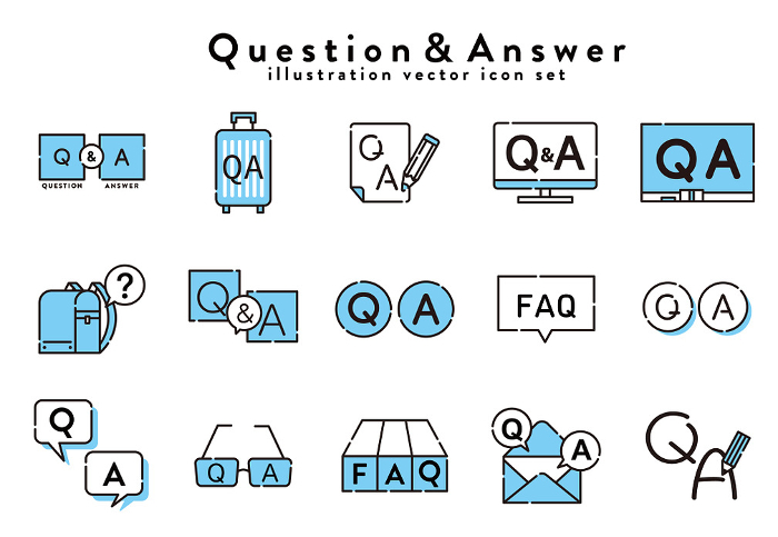 Q&A Icon Set
