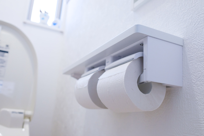 Toilet paper and paper holder