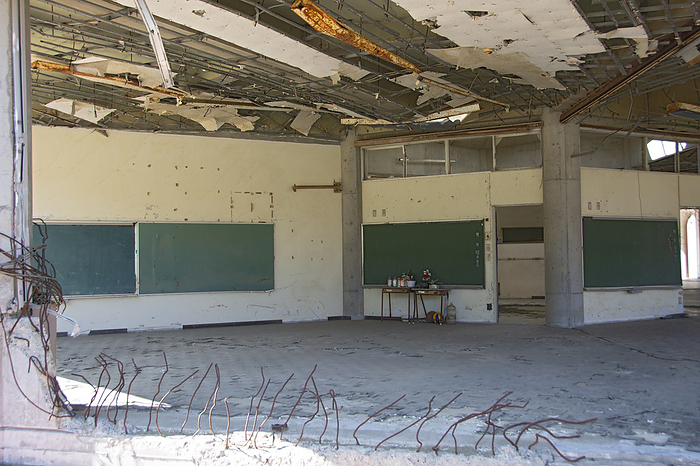 Okawa Elementary School Classroom, Ishinomaki City Earthquake Remains