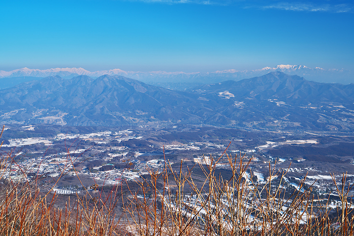 Tanigawa mountain range from Mizusawayama Gunma Prefecture