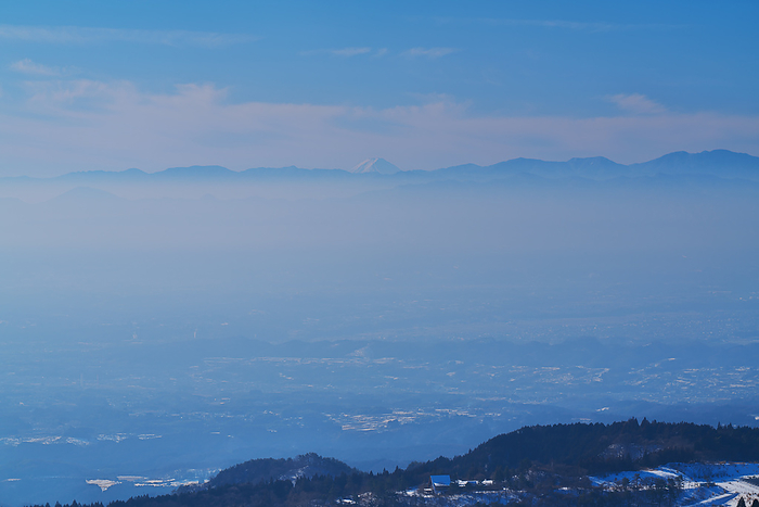 Fuji from Mizusawayama, Gunma Prefecture