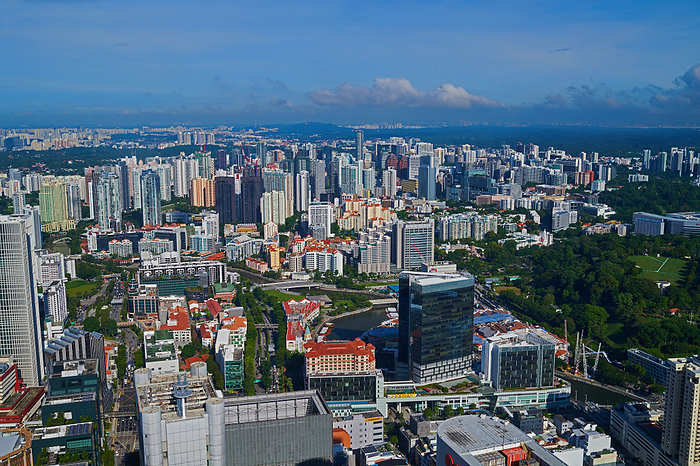 The Singapore skyline with public housing high rise buildings, Singapore, Singapore, by Cavan Images / Sash Alexander