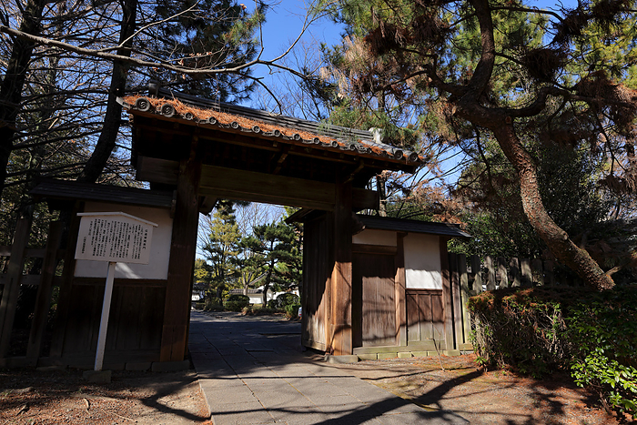 Transferred front gate of Shinsyukan, Oshijo Castle, Saitama Prefecture