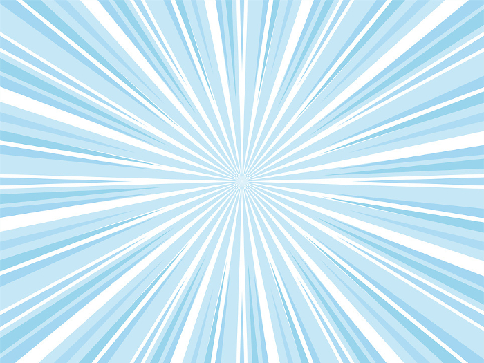 Vigorously Radiating Concentration Line Backgrounds Web graphics_light blue