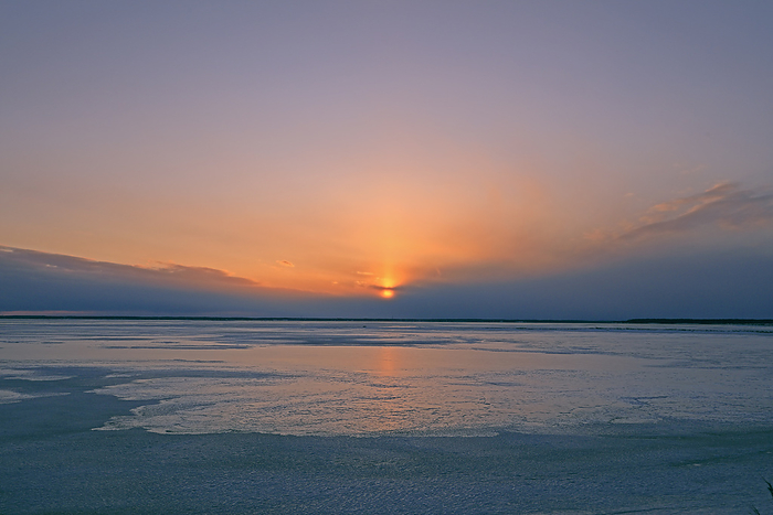 Hokkaido: Sunset at Notsuke Bay