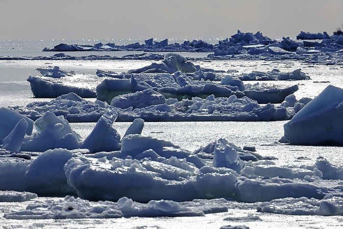 Drift Ice in the Sea of Okhotsk, Hokkaido