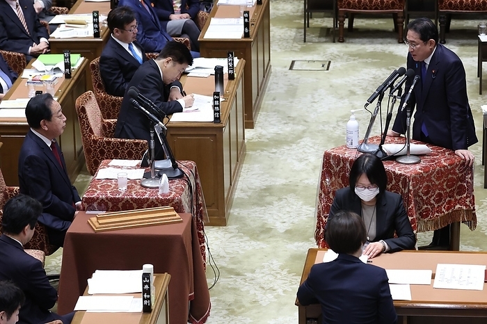 Diet, Budget Committee of the House of Representatives Yoshihiko Noda Democratic Party of Japan and Prime Minister Fumio Kishida  House of Representatives Budget Committee Intensive Deliberation