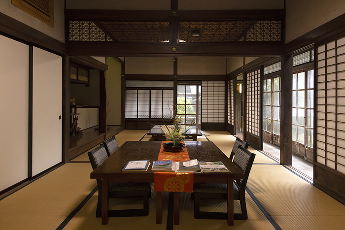 Nakase Residence, Meiji merchant house, kimono merchant house, interior