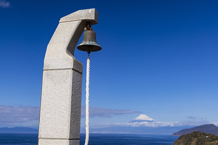 Love Bell, Lovers' Cape, Mt. Fuji, Suruga Bay