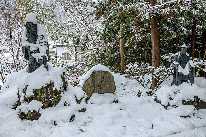 Yamagata City, Yamagata Prefecture Yamadera Temple in winter