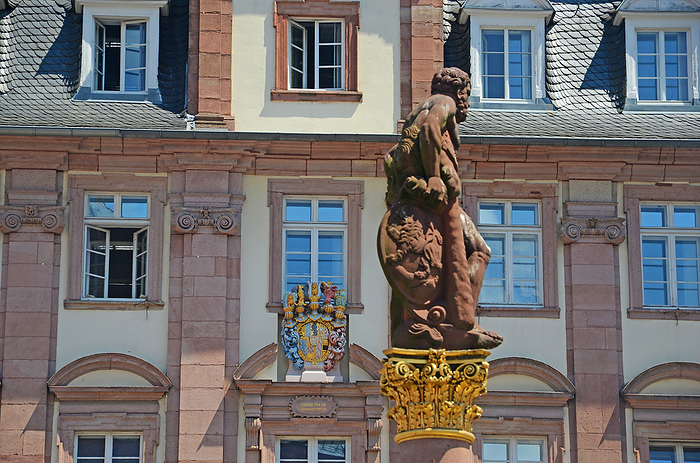 Hercules Fountain Heidelberg Germany