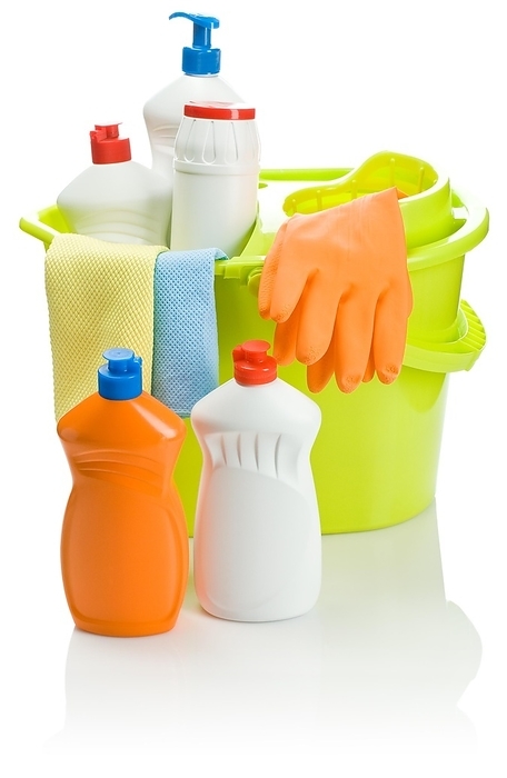 Composition of cleaning items, by Dzmitri Mikhaltsow