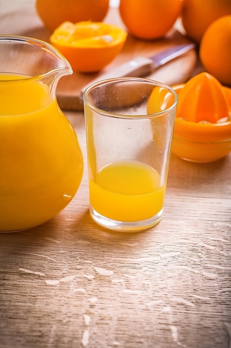 Pitcher glass with juice of oranges Food and drink concept, by Dzmitri Mikhaltsow