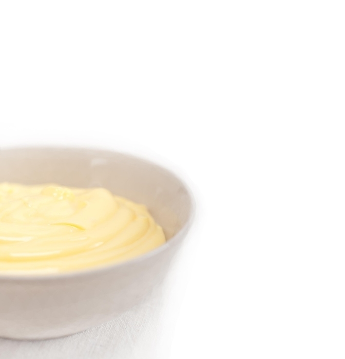 Fresh natural homemade vanilla custard pastry cream, by keko64