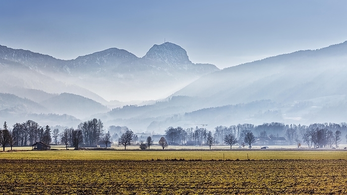 Fog, Bad Feilnbach, Wendelstein, Bavaria, Germany, Europe, by Norbert Achtelik