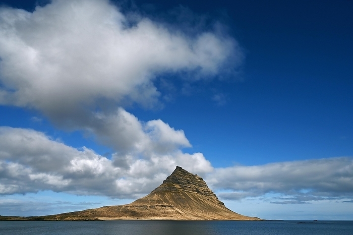 Iceland Kirkjufell Mountain on the north coast of the Snaefellsnes Peninsula in western Iceland, by Uwe Kraft