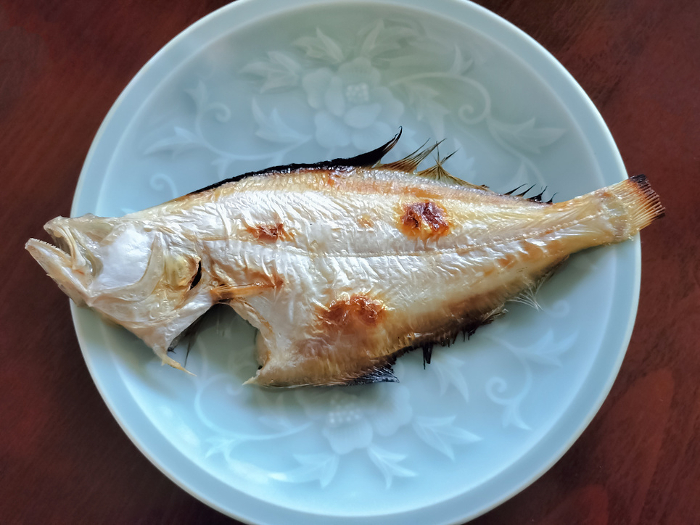 Grilled Dried Flounder Overnight