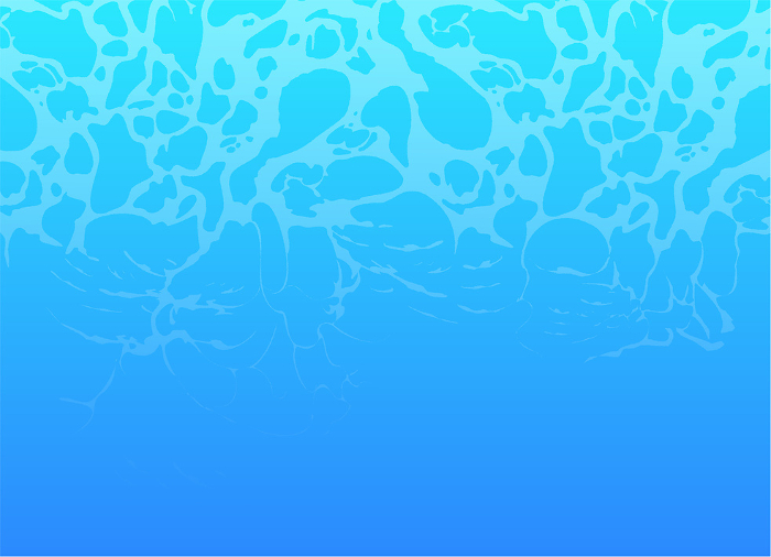 Abstract background with sea image. Fresh blue vector illustration.