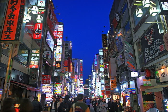 Night view of Kabukicho, Shinjuku