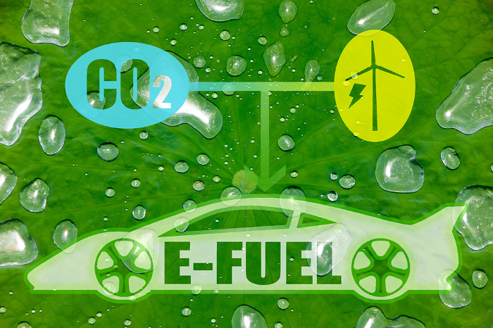 Image of E-FUEL production and use Sports car