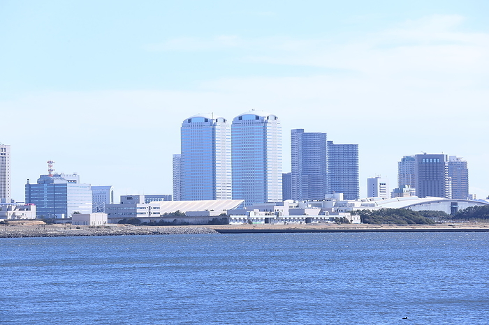 Chiba City, Chiba Prefecture High-rise building on reclaimed land