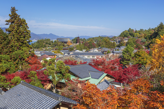 View of Miyajima from Daisho-in Temple, Hiroshima Prefecture