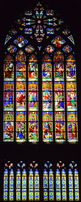 Stained-glass windows Cologne Cathedral Cologne Germany