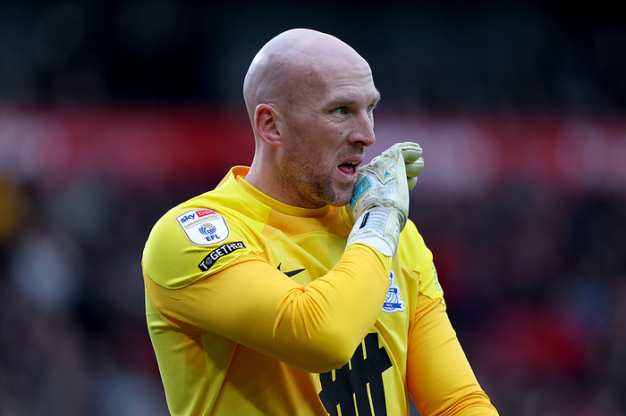 Stoke City v Birmingham City   Sky Bet Championship  John Ruddy, goalkeeper of Birmingham City reacts during the Sky Bet Championship match between Stoke City and Birmingham City at Bet365 Stadium on January 20, 2024 in Stoke on Trent, United Kingdom.   WARNING  This Photograph May Only Be Used For Newspaper And Or Magazine Editorial Purposes. May Not Be Used For Publications Involving 1 player, 1 Club Or 1 Competition Without Written Authorisation From Football DataCo Ltd. For Any Queries, Please Contact Football DataCo Ltd on  44  0  207 864 9121