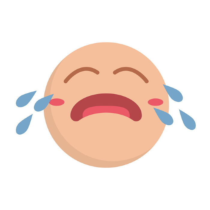 Crying baby icon. A spoiled baby. Vector.