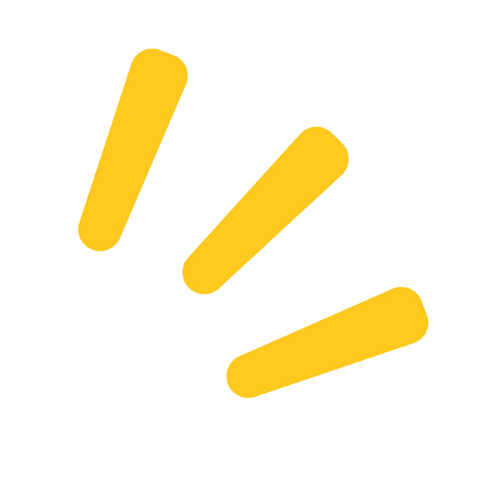 Yellow emphasis pop icon. Expression of surprise. Vector.