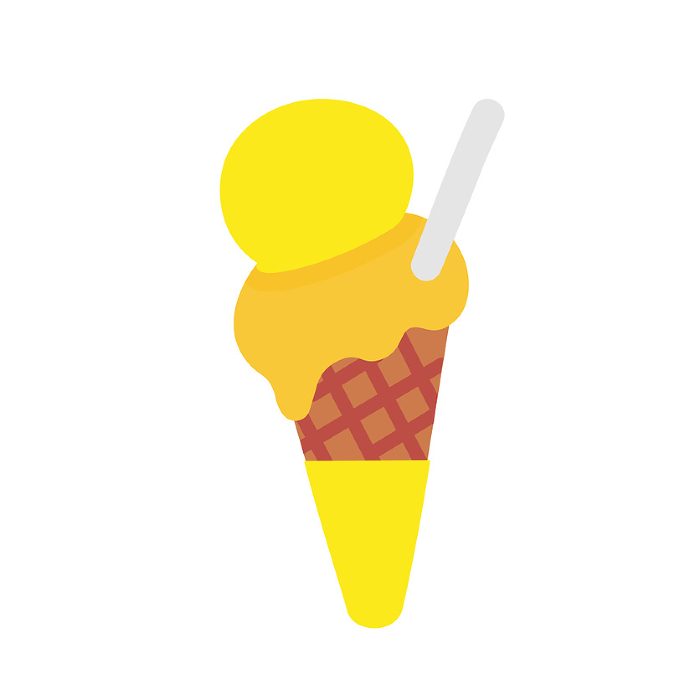 Clip art of ice cream. Fashionable, simple, cute icons.