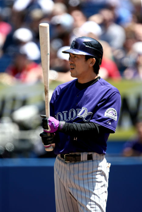 Kazuo Matsui (Rockies),.
JUNE 24, 2007 - MLB :.
Kazuo Matsui #7 of the Colorado Rockies at bat during the game at the Rogers Centre in Toronto, Ontario, Canada.
(Photo by AFLO) [0672].