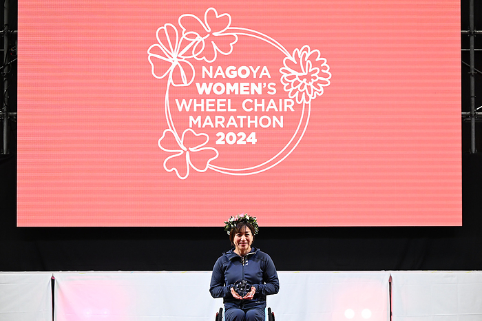 2024 Nagoya Women s Wheelchair Marathon Award Ceremony Wakako Tsuchida, Japan MARCH 10, 2024   Marathon : Nagoya Women s Wheelchair Marathon 2024 Award Ceremony in Nagoya, Aichi, Japan.  Photo by MATSUO. K AFLO SPORT 