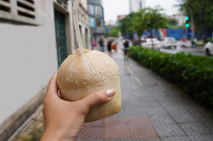 Coconut juice (Ho Chi Minh City, Vietnam)