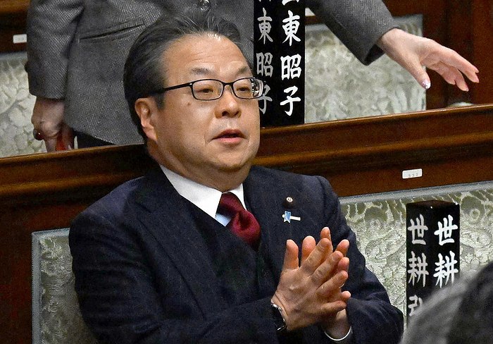 Plenary Session of the House of Councillors LDP s Hiroshige Seko arrives at a plenary session of the upper house of the Diet at 9:59 a.m. on March 8, 2024, in the National Diet.