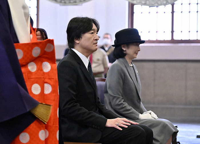 Prince and Princess Akishino attend the Spring Memorial Service for the Victims of the Great Kanto Earthquake and the War in Tokyo on the 79th anniversary of the Great Tokyo Air Raid. Prince and Princess Akishino attend the Spring Memorial Service for the Victims of the Great Kanto Earthquake and the War in Tokyo on March 10, 2024 at the Tokyo Metropolitan Cenotaph in Sumida Ward, Tokyo.