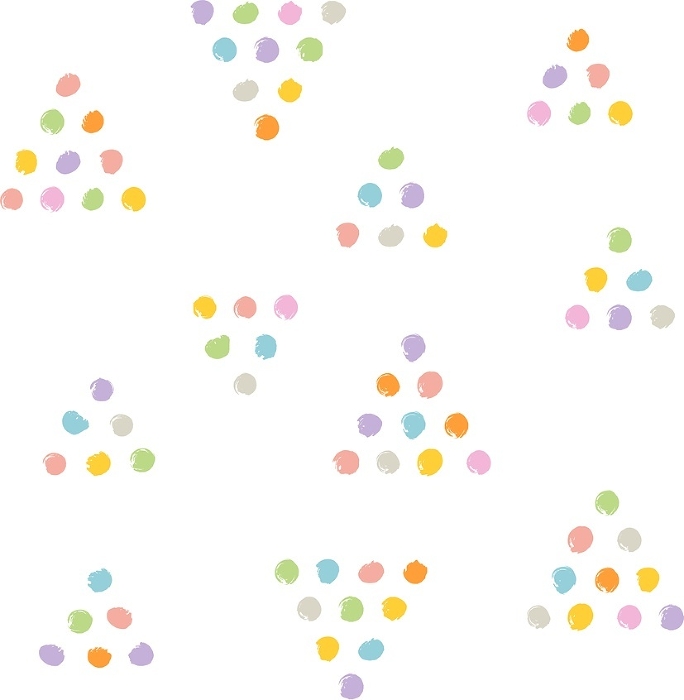 Cute hand-drawn dot patterns