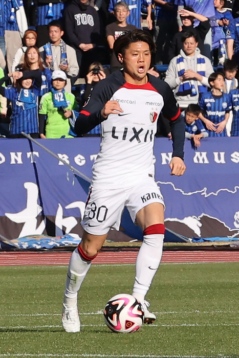 2024 J1 League  Machida Kashima Shintaro Nako, Kashima, Japan, takes part in the match in the second half.