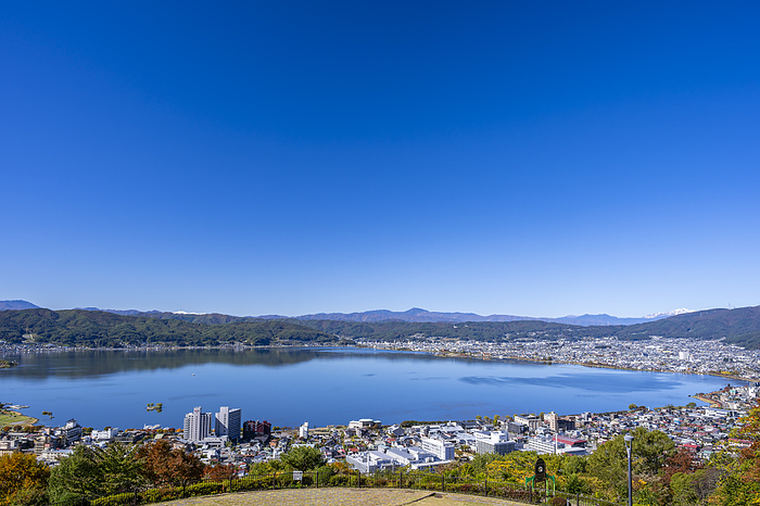 Lake Suwa from Tateishi Park, Nagano Prefecture