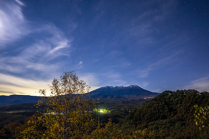 Kiso Ontake at night, Nagano Prefecture