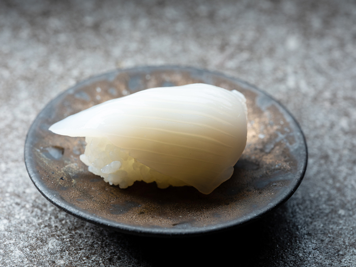 Squid Nigiri Sushi