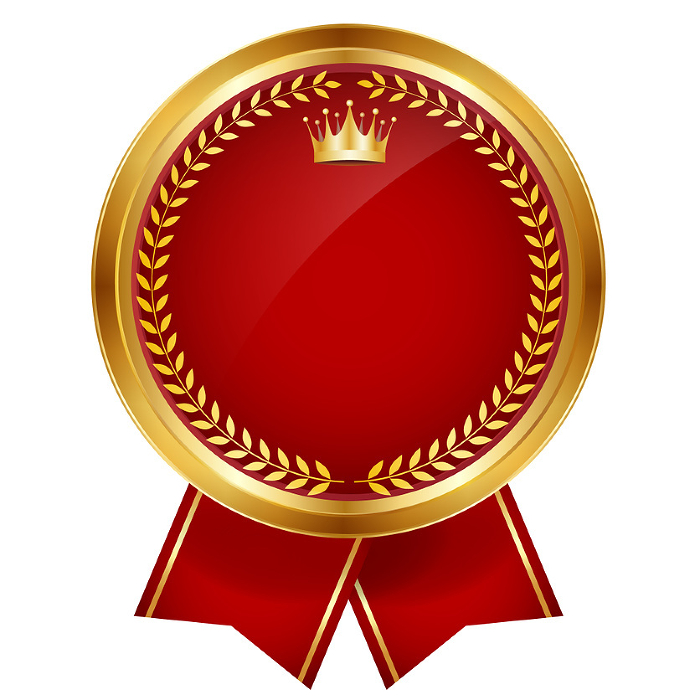 Medal Gold Crown Ribbon Icon