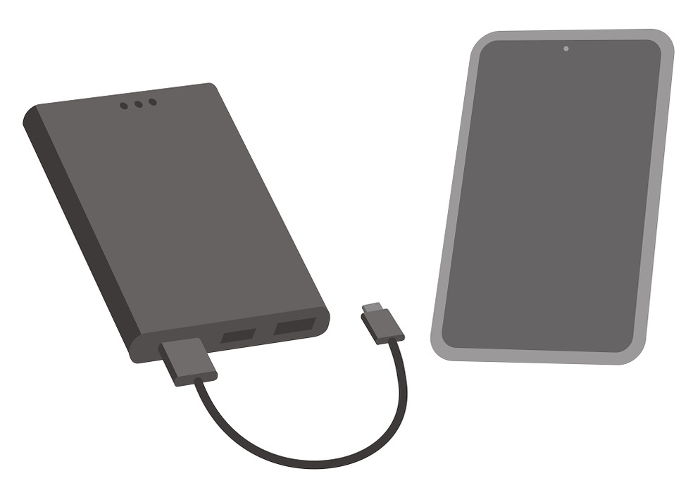 Clip art of smartphone and charger_5