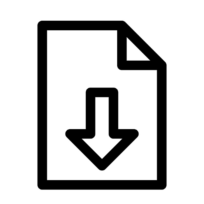 Line style icons representing files and documents